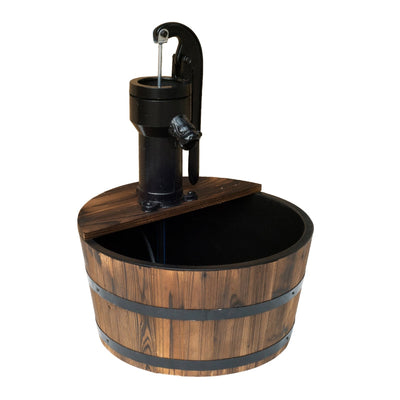 Wooden Barrel Water