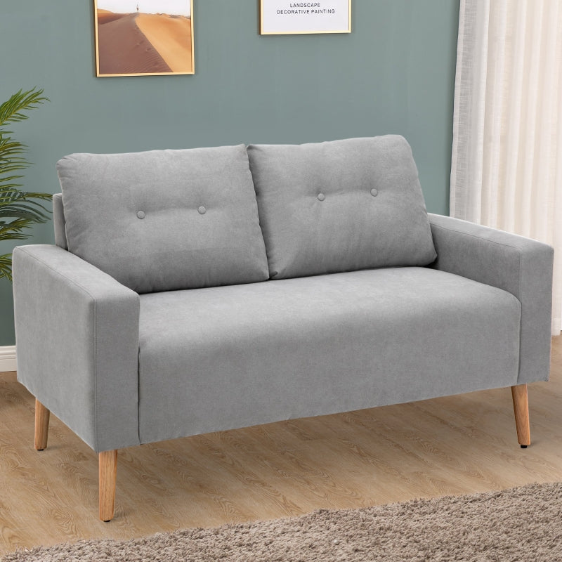 Two-Seater Sofa - Light Grey