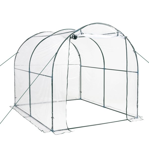 Walk In Transparent Greenhouse, Steel Frame