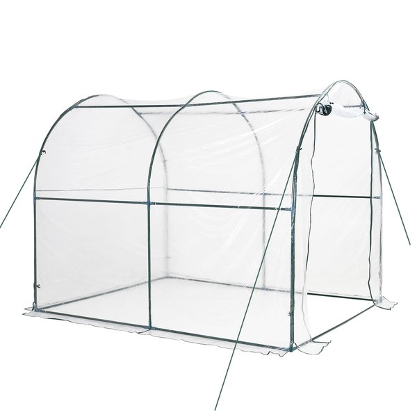 Walk In Transparent Greenhouse, Steel Frame