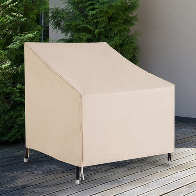 68Lx87Wx44-77H Cm. Furniture Cover For Single Chair - Beige