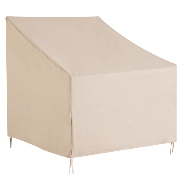 68Lx87Wx44-77H Cm. Furniture Cover For Single Chair - Beige