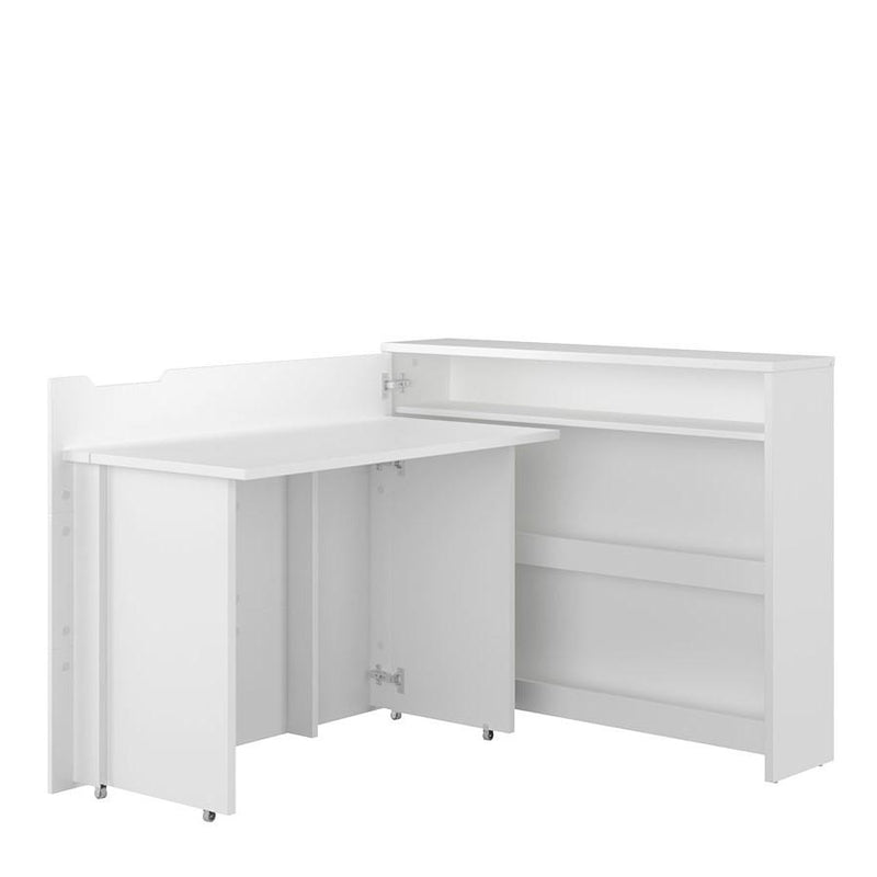 Work Concept Convertible Hidden Desk With Storage