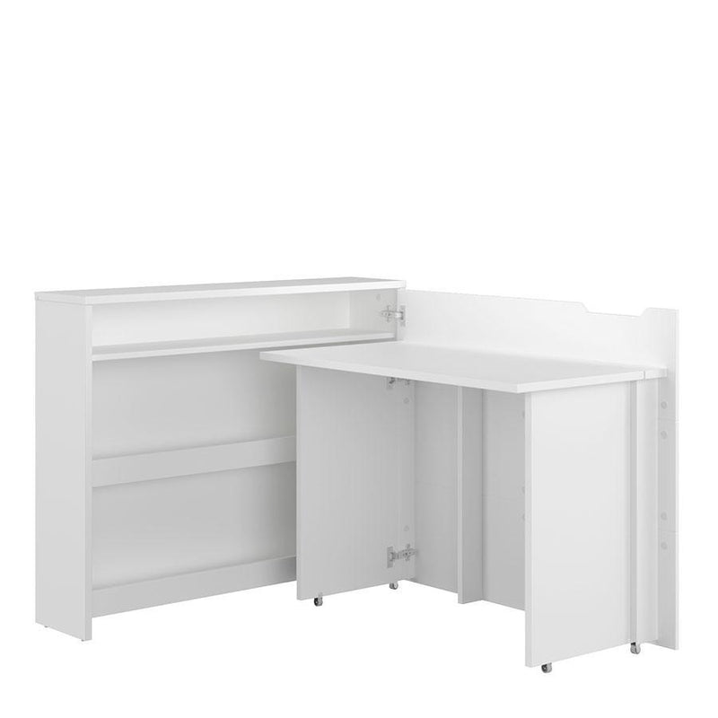 Work Concept Convertible Hidden Desk With Storage