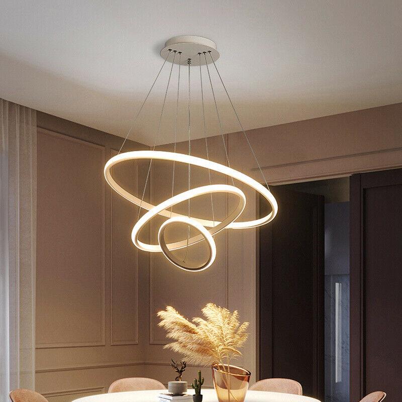 Hanging Pendant Lamp Ring Ceiling Light