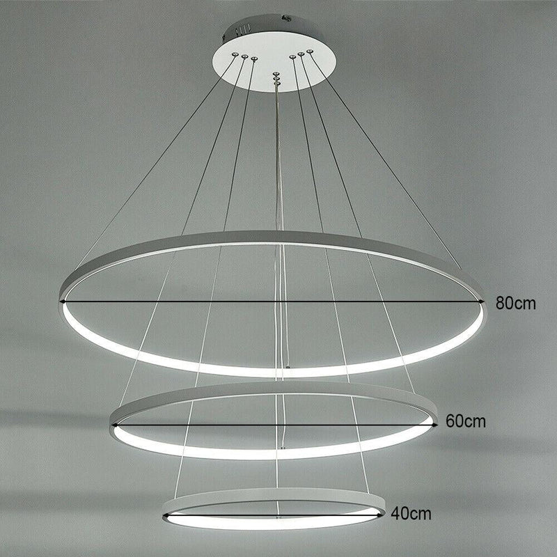 Hanging Pendant Lamp Ring Ceiling Light