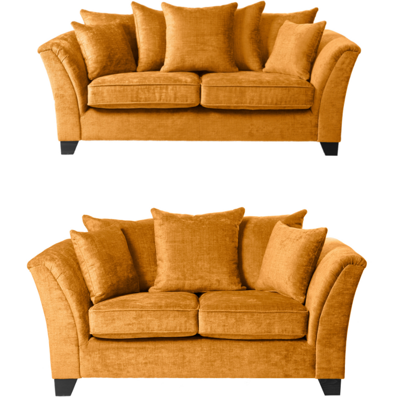 Wilton Chenille Fabric 2 & 3 Seater Sofa Set