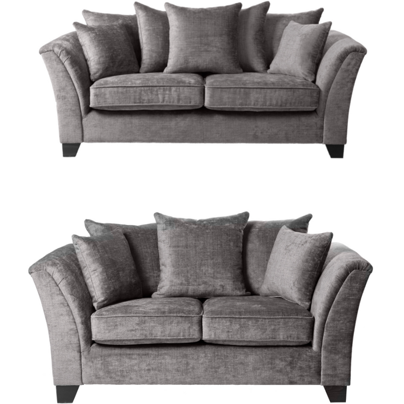 Wilton Chenille Fabric 2 & 3 Seater Sofa Set