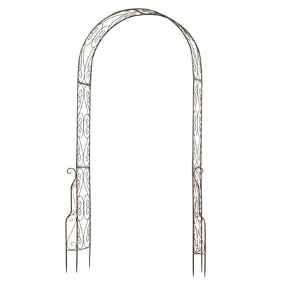 Metal Decorative Garden Rose Arch Arbour Trellis