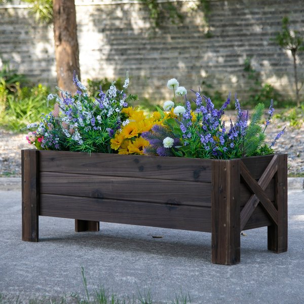 Wooden Planter Pot for Flowers and Vegetable