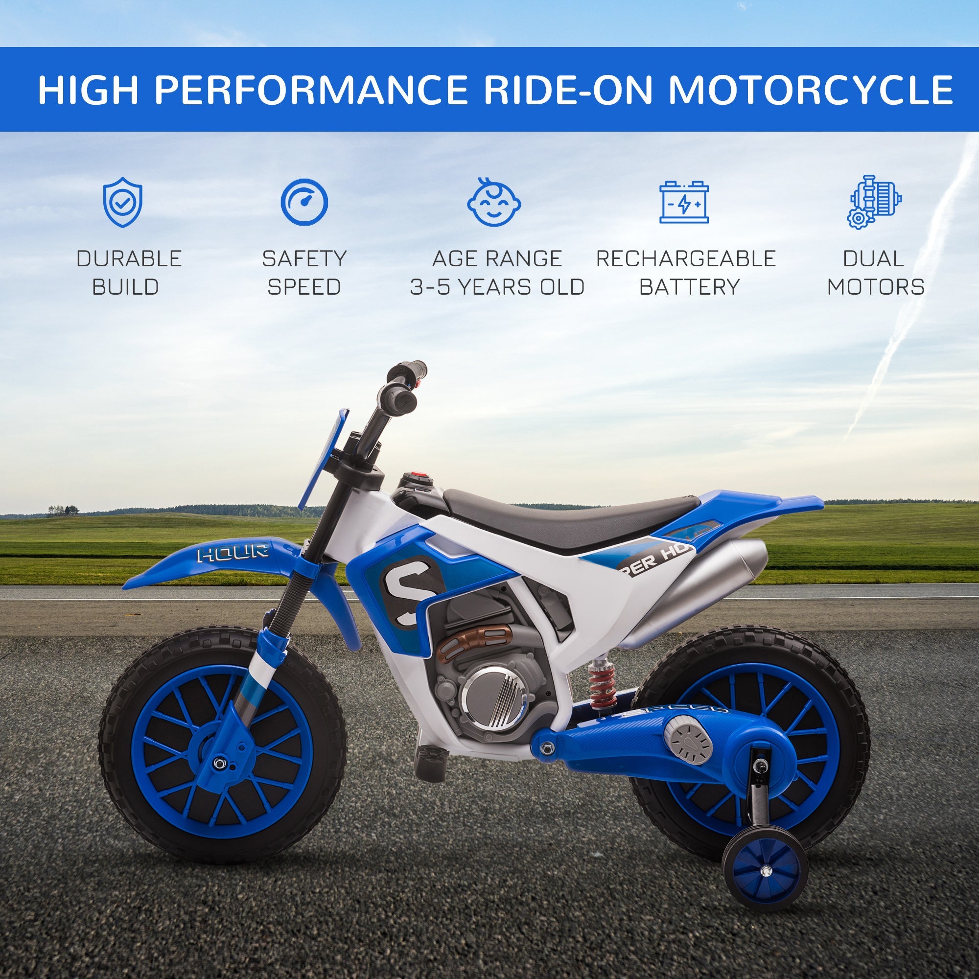 Electric motorbike best sale 3 year old