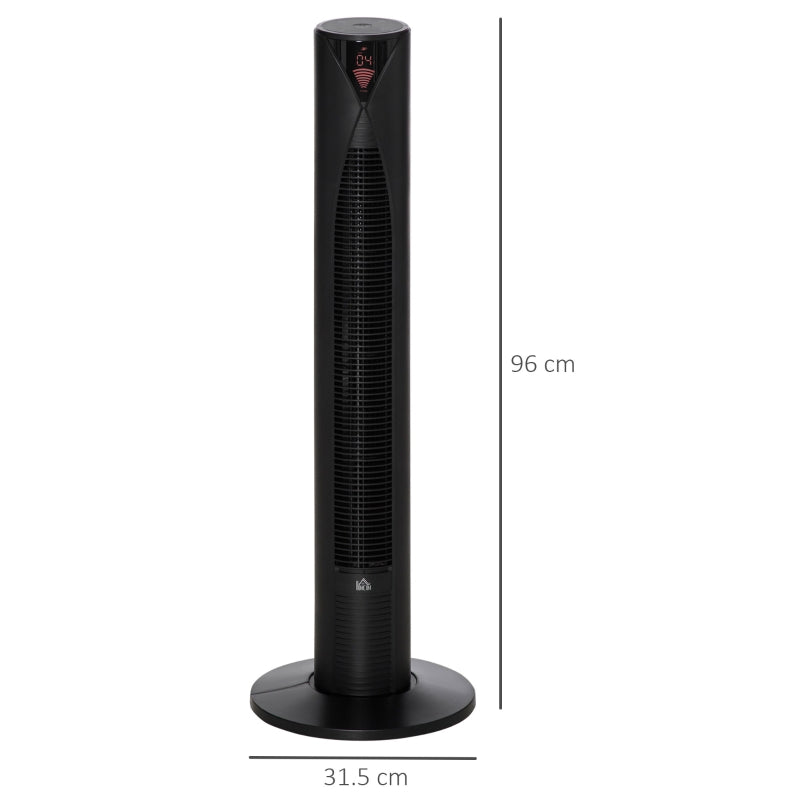 38 Oscillating Tower Fan Remote Control