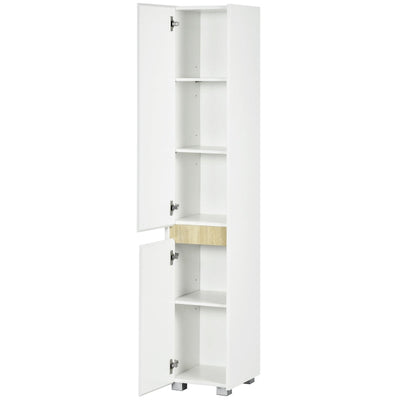 Tall Bathroom Cabinet , White