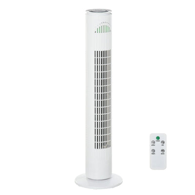 30'' Freestanding Tower Fan, White