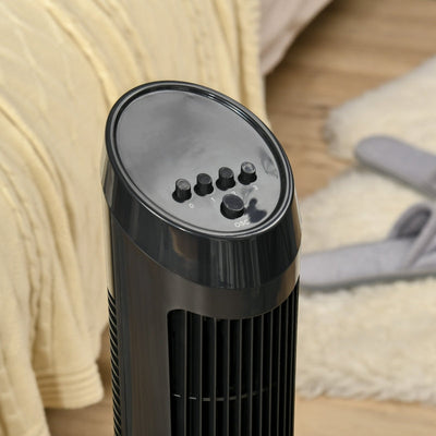 30 Oscillating Tower Fan 3 Speed Mode  - Black