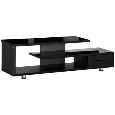 High Gloss TV Unit For TVs Up To 45, Black