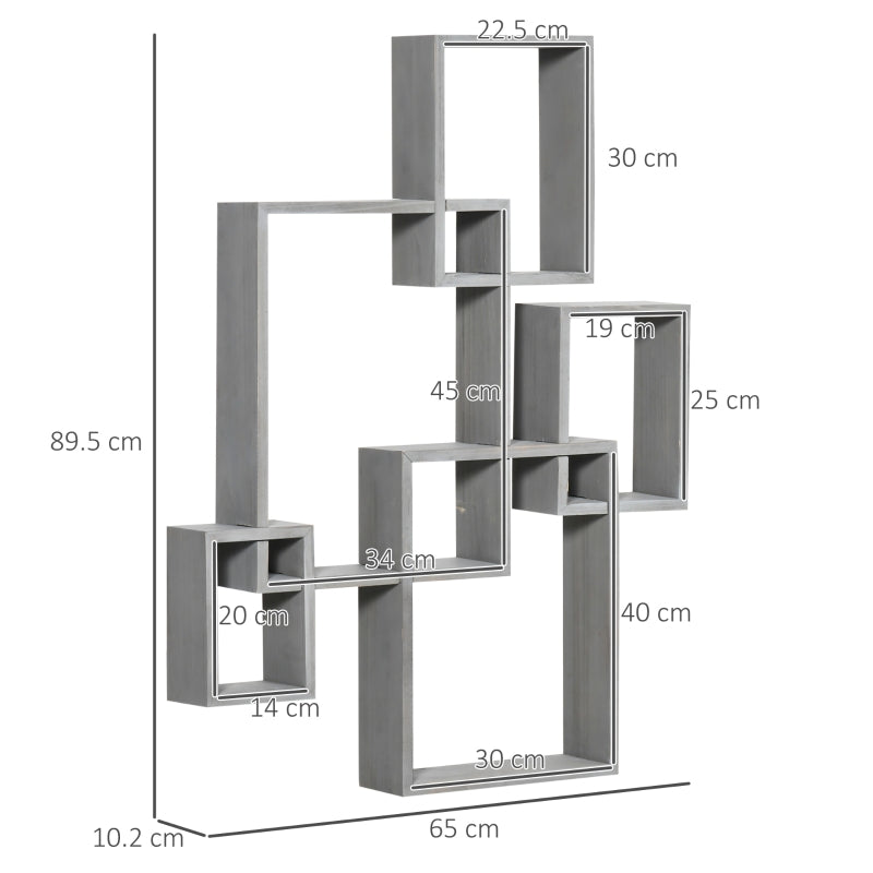 Floating Shelves, Grey