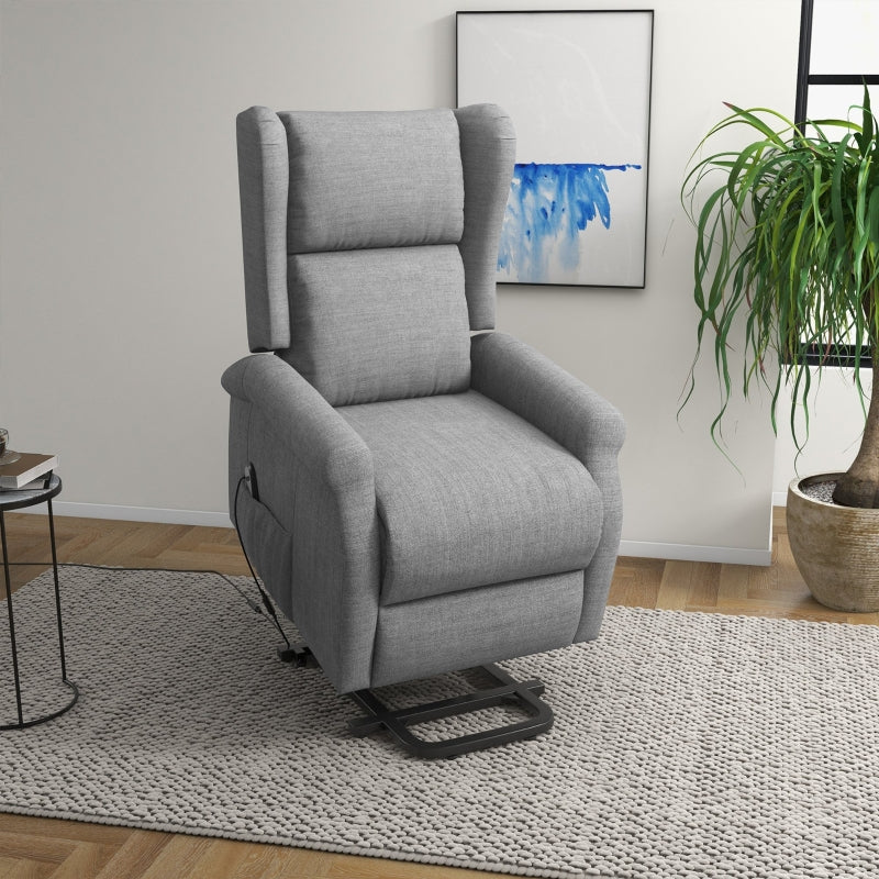 Power Lift Chair For The Elderly With Remote Control, Grey