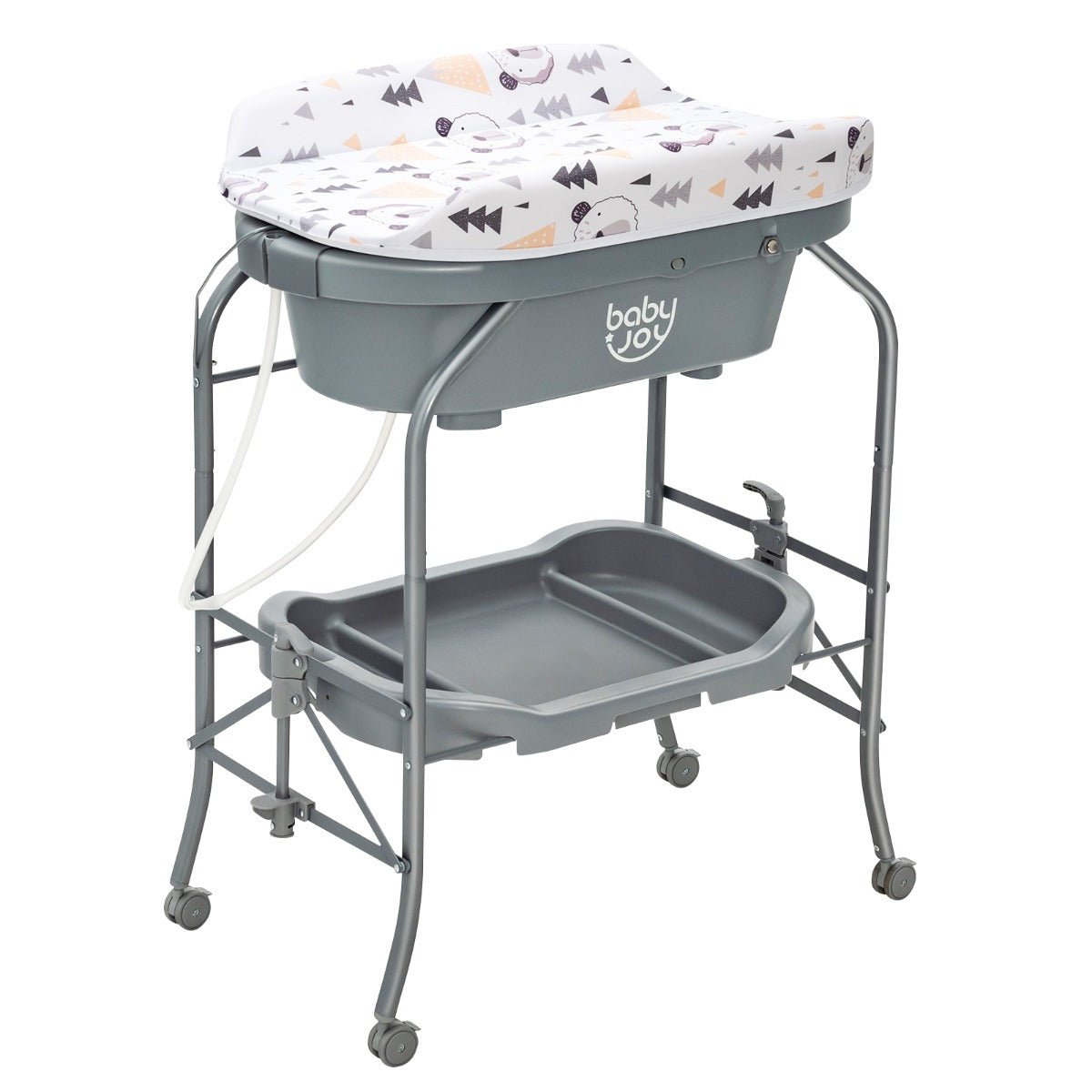 Changing table hotsell and bathtub