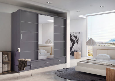 Chakas Sliding Door Wardrobe 250cm