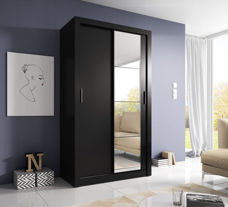 Chakas Sliding Door Wardrobe 120cm