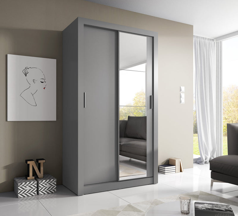 Chakas Sliding Door Wardrobe 120cm