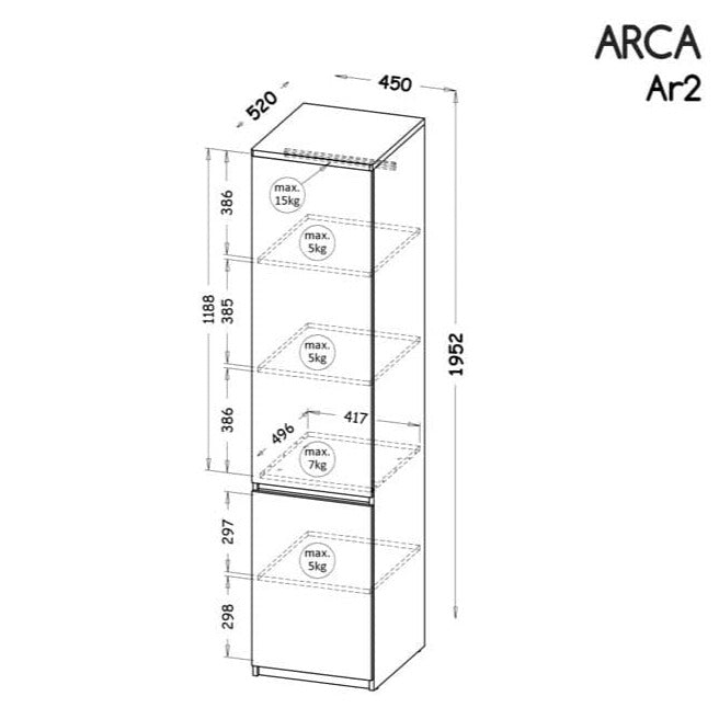 Arca AR2 Tall Cabinet