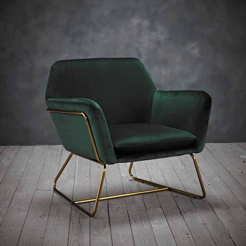 Charles Armchair Racing Green