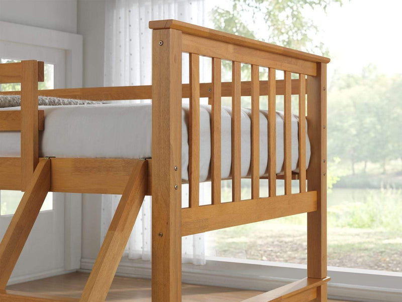 Charlotte 2 In 1 Beech Three Sleeper Bunk Bed