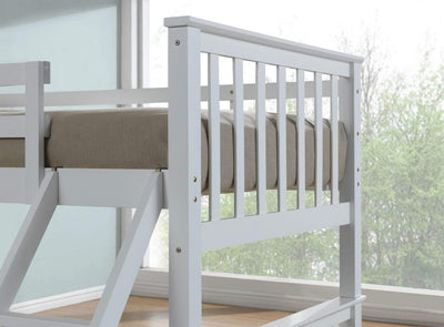 Charlotte 2 In 1 White Three Sleeper Bunk Bed