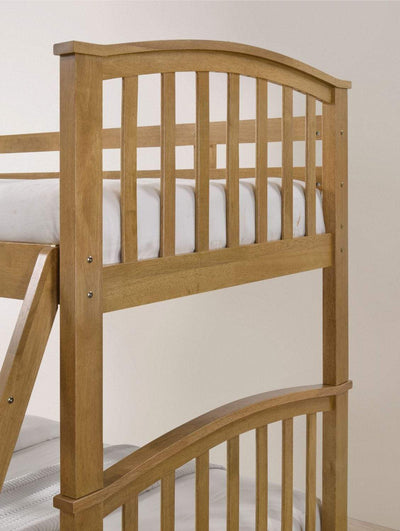 George 2 In 1 Bunk Bed - Oak