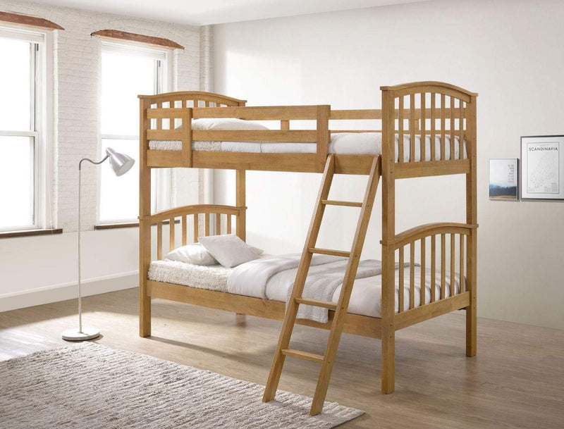 George 2 In 1 Bunk Bed - Oak