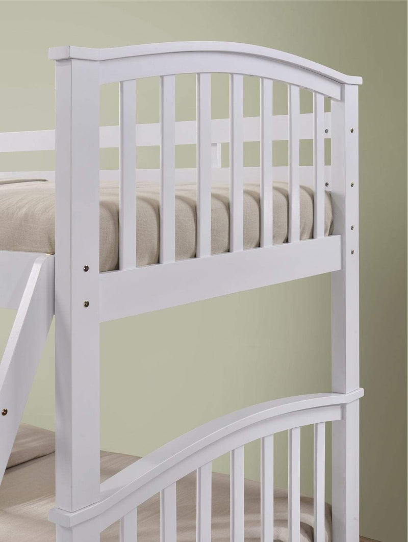 George 2 In 1 White Bunk Bed