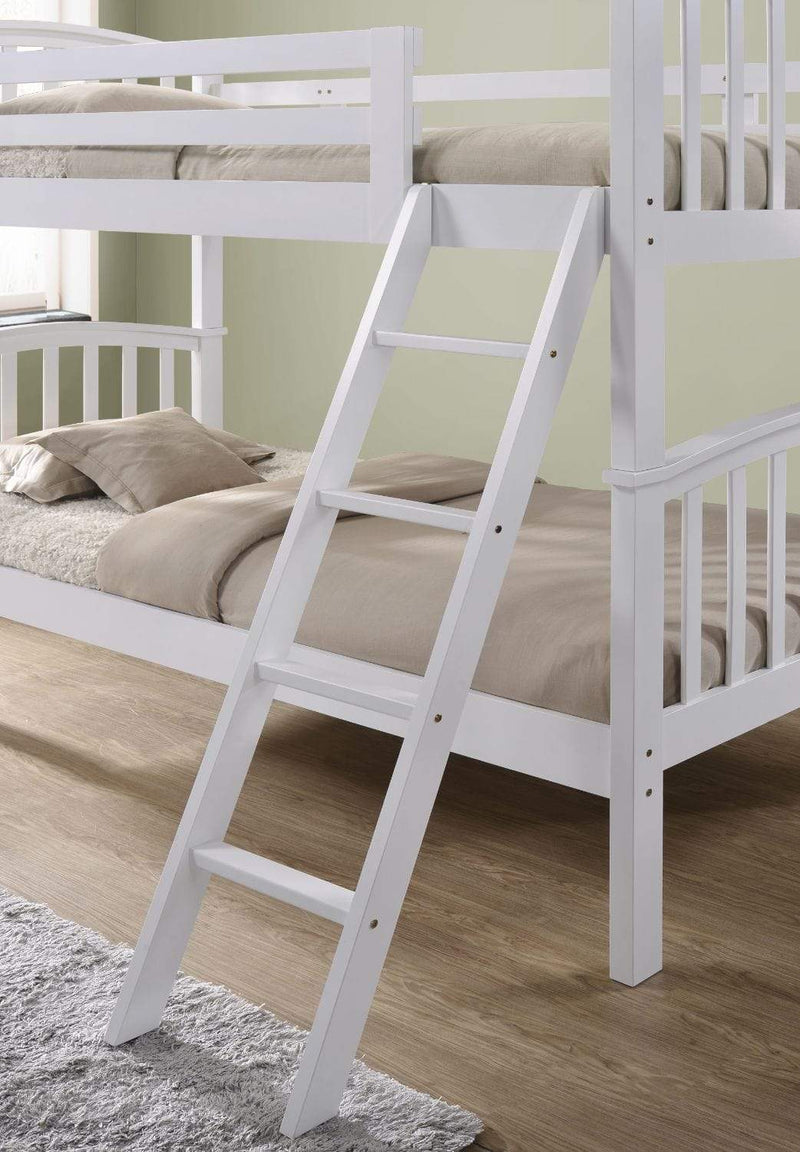 George 2 In 1 White Bunk Bed