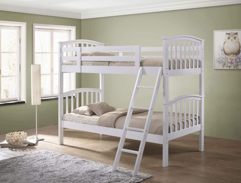 George 2 In 1 White Bunk Bed