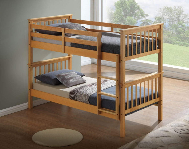 Louis 2 In 1 Bunk Bed - Beech