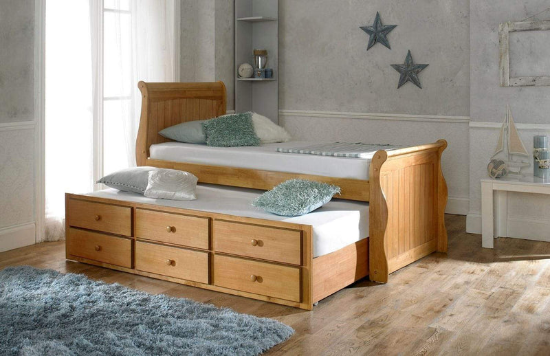 Captain Bed - Oak