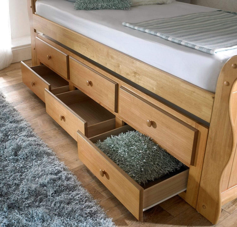 Captain Bed - Oak