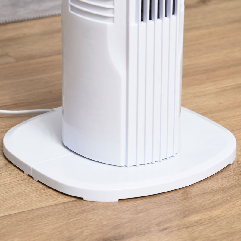 Freestanding Tower Fan White