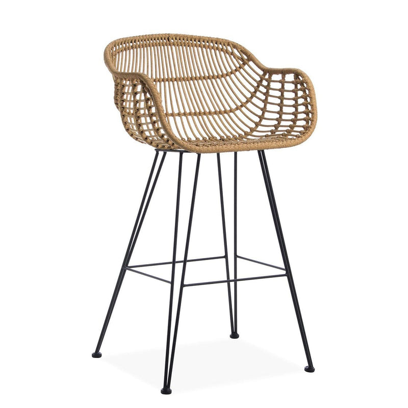 Rafferty Carver Wooden Barstool