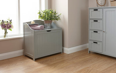 Colonial Storage Hamper Grey