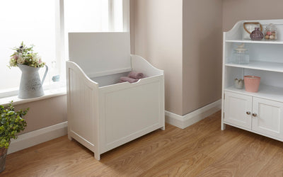 Colonial Storage Hamper White