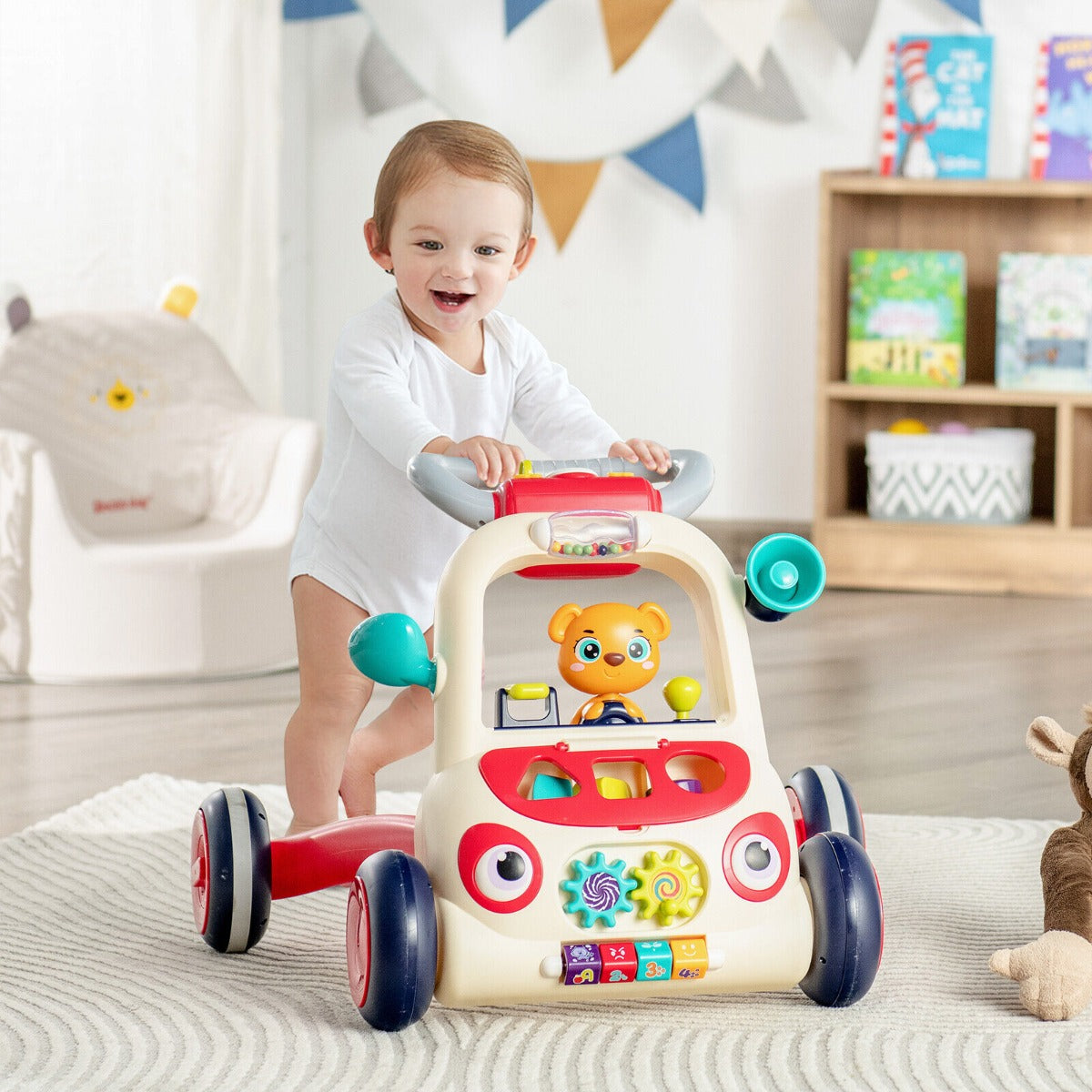 Baby walker hot sale with lights