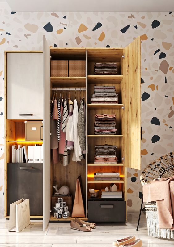 Qubic 03 Wardrobe with LED