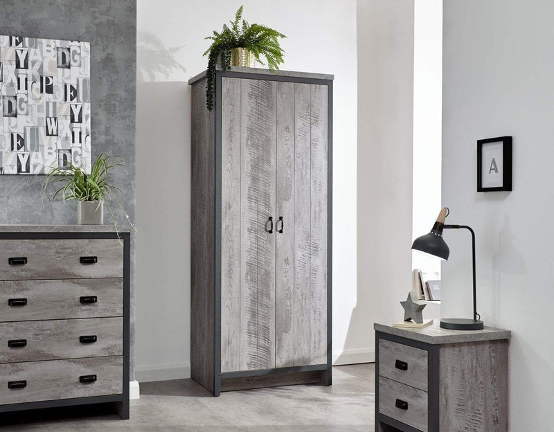 Boston 3 Piece Bedroom Set Grey