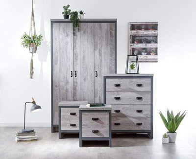 Boston 4 Piece Bedroom Set Grey