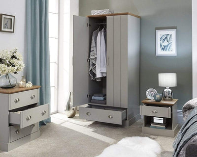 Kendal 3 Piece Bedroom Set - Grey