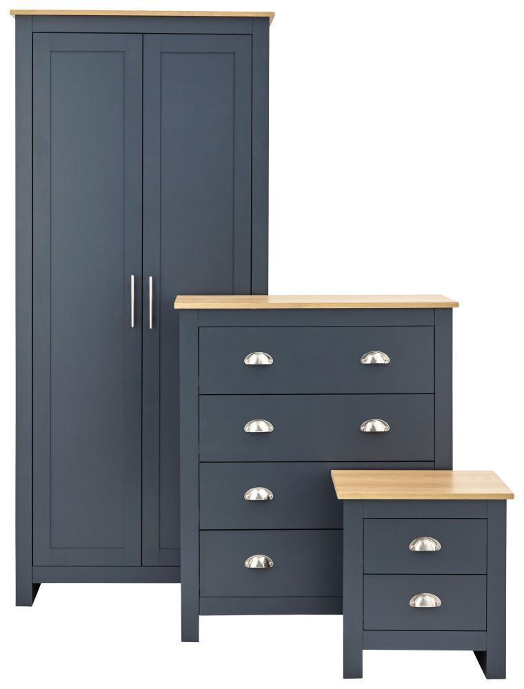 Lancaster 3 Piece Set Slate Blue