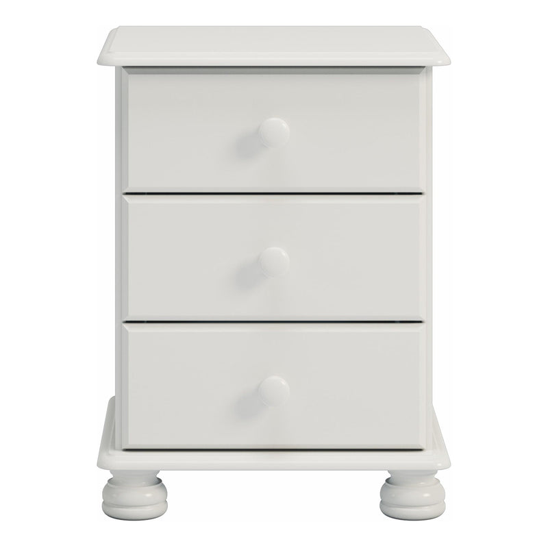 Richmond 3 Drw Bedside Off White