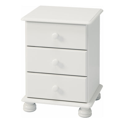 Richmond 3 Drw Bedside Off White